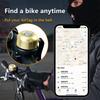 Bicycle Brass Bell For AirTag Case Anti-Theft Waterproof Bike Mount Bicycle Bell For Air Tag GPS Tracker Under Bike Bell Holder