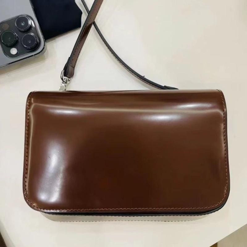 

Ли Сянь коричневый тофу квадратная сумка весна и лето новая высококлассная модная универсальная яркая кожа диагональная женская сумка темно-коричневого