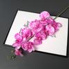 Long Stem 9-Head Phalaenopsis Orchid Artificial Floral Decoration for Weddings and Home