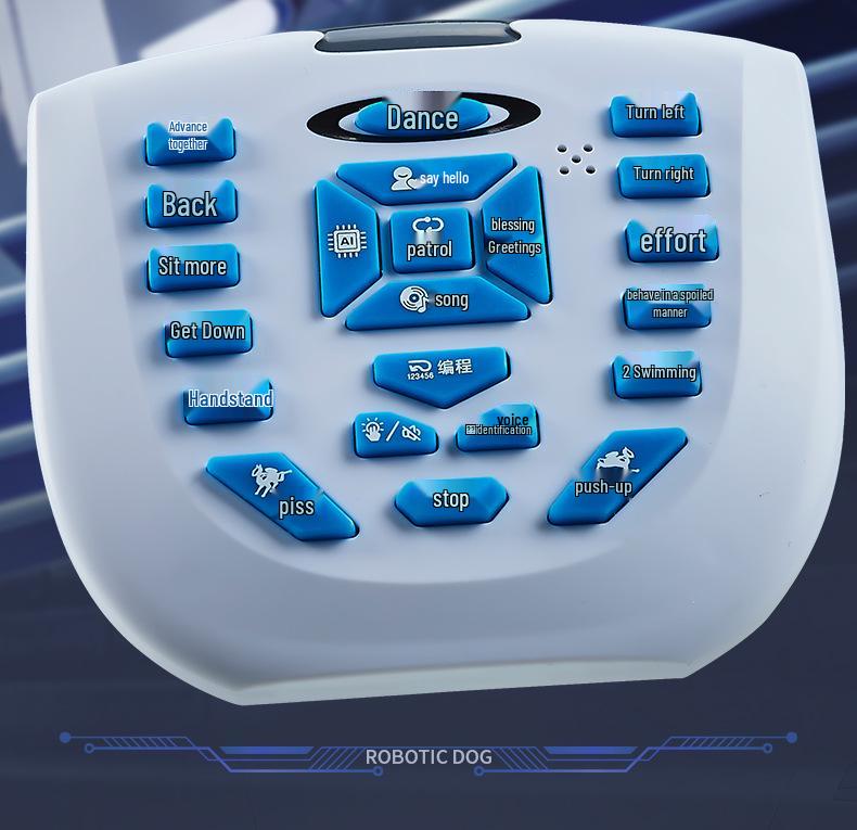 AI Smart Tech Dog: Children's Remote-Controlled Electric Robot Pet