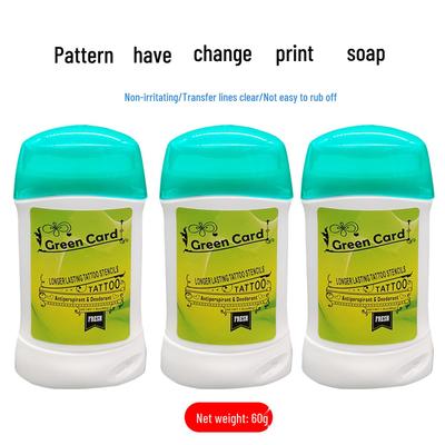 Gel Sapone Trasparente per Trasferimento Tatuaggi, Resistente allo Sfregamento, Resistente allo Sbiadimento, 60g.