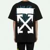 Off-White Dripping Arrows Short Sleeve Over T-Shirt Black Men Tops Black White OMAA038R201850051001