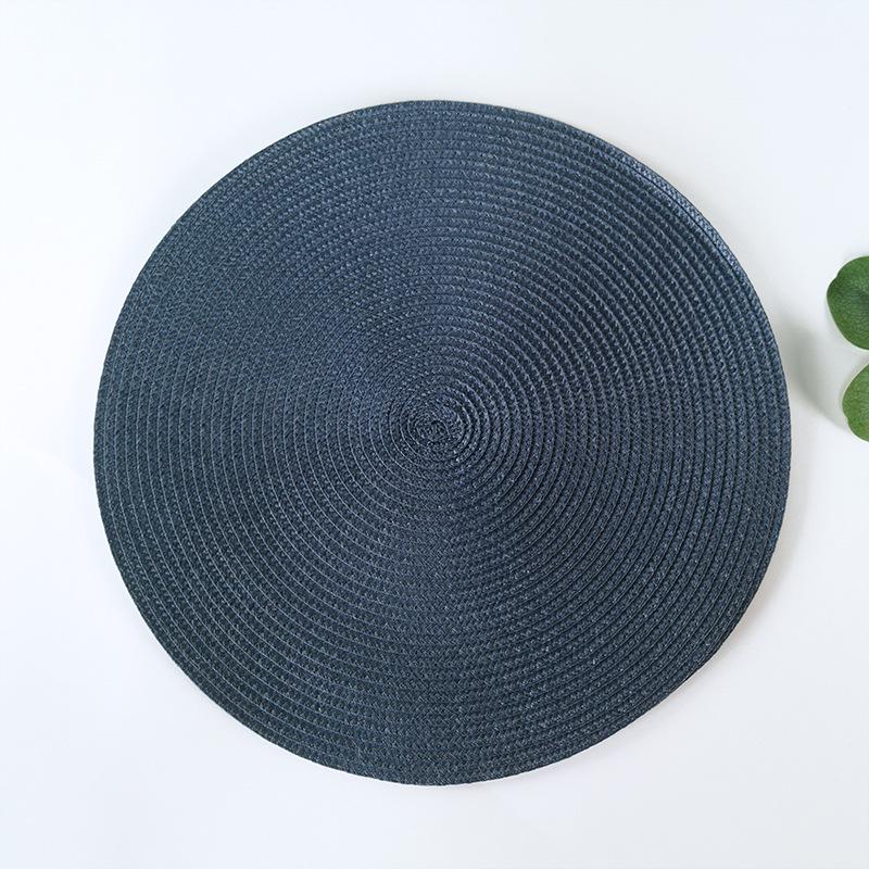 Hand-Woven Multi-Color Placemat: Insulated, Disposable, Decorative Coaster Mat