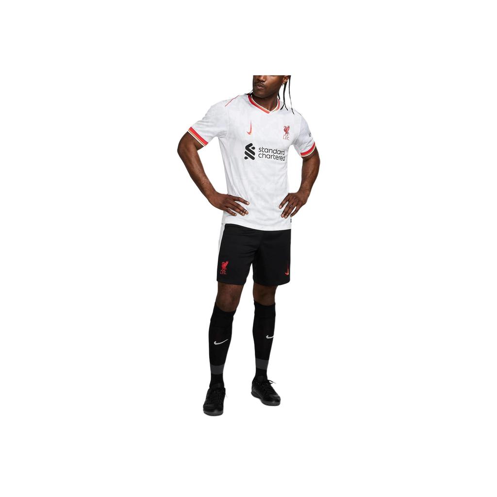 Nike Liverpool FC Dri-FIT Fashion Logo Breathable Football Pants Men Pants Black White Global-Red FQ2059-010