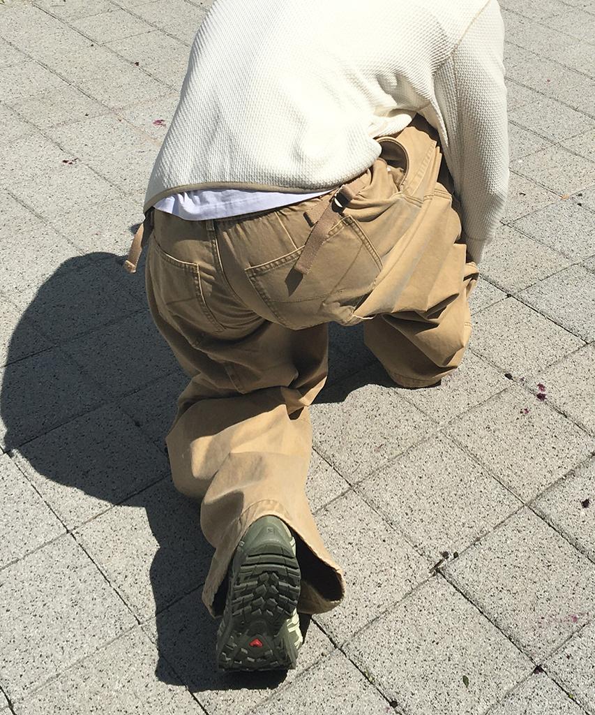 INTEMPOMOOD New Hound Curved Pants_Beige