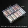 10 Rolls Flower Rose Nail Foils For Transfer Paper Floral Sliders Butterfly Nail Art Stickers Decal Nail Art Decorations