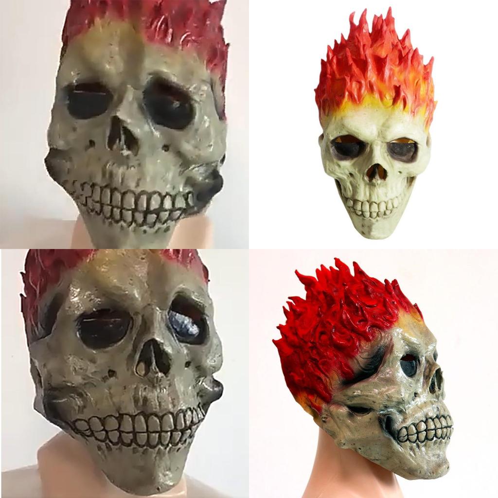 Halloween Face Paint Ghost Rider Mask Skull Car God Mask Soul War Car Mask
