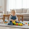 Plastic Animals Twist Toy with Rotating Early Education Baby Busy Board Toys Hand Movements Baby Training Baby Ringing Toy