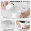 USB Humidifier, 300ML Small Air Humidifier with Night Light, Portable Cool Mist Humidifier, Whisper 