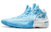Li Ning Jie Ao Cushioning Slip Resistant Lightweight Rebound High top Basketball Shoes Men's Blue White ABFT035-1