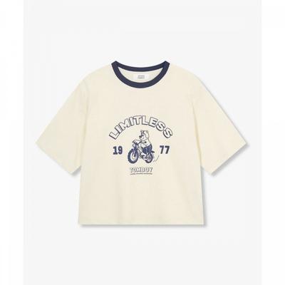 STUDIO TOMBOY ArTwork Ringer ShorT Sleeve T shirT 9176222996