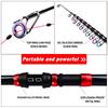 Carbon Telescopic Sea Fishing Rod Carbon Fiber Ultralight Fishing Pole Portable Spinning Casting Rods for Fish Pole 1.2-2.1m 260319