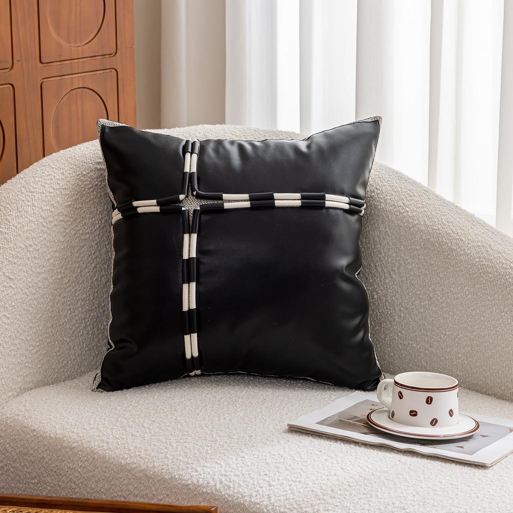 Bubbles Plaid Throw Pillow Cover 45x45CM Sofa Square Waist Cushion Cover Modern Simplicity Decor Home Decorative Pillowcase