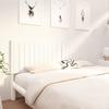 VidaXL Headboard White 205.5x4x100 Cm Solid Pine Wood 818891