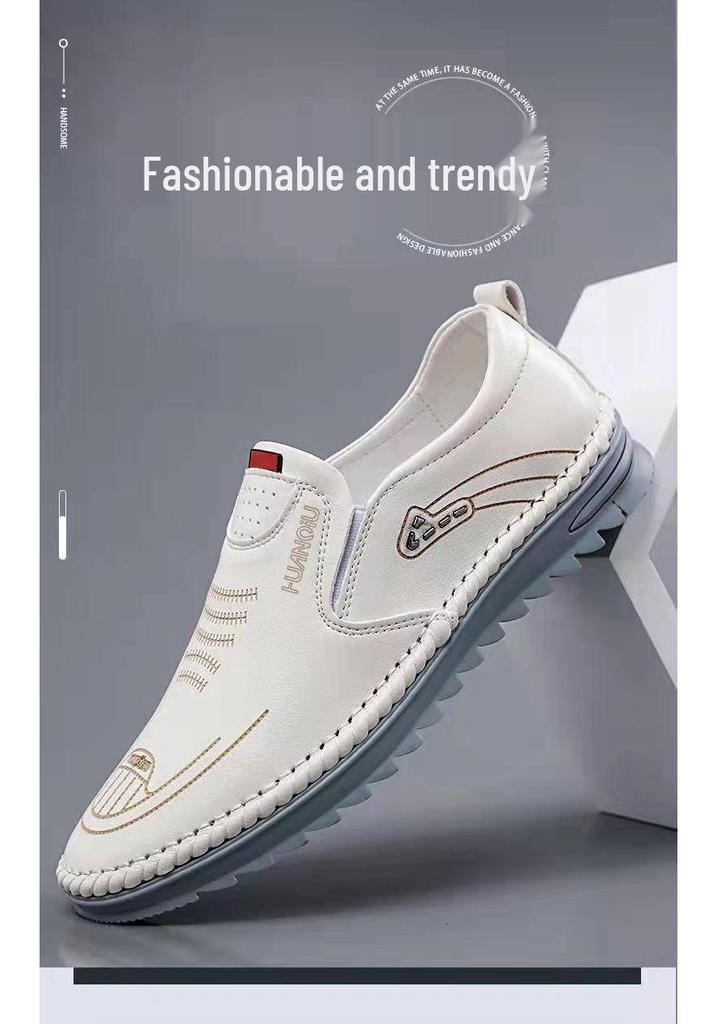 Scarpe da guida slip-on traspiranti da uomo - Casual, Antiscivolo, Suola morbida, Stile estivo alla moda