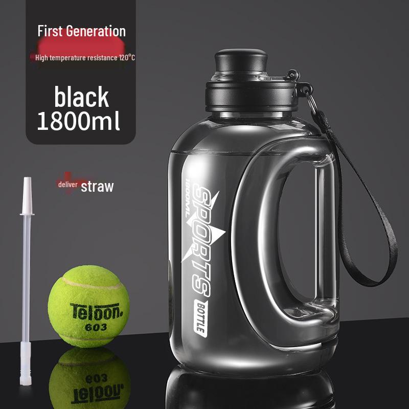Ton Ton Large Capacity Sports Water Bottle with Straw