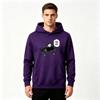 Men's Funny Cartoon Cat Print Pullover Hoodie Casual Long Sleeve Comfy Sweatshirt For Daily Wear