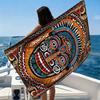 1pc Weird Avatars Beach Towel Large Vintage Towel Super Absorbent Suitable for Beach Vacation Pool Summer Gift for Friends