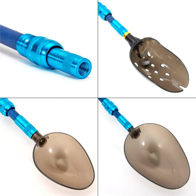 Fishing Bait Throwing Spoons Nesting Device Retractable Can Fish Bait Casting Scoop Long Throw Fixed Point Fishing Gear