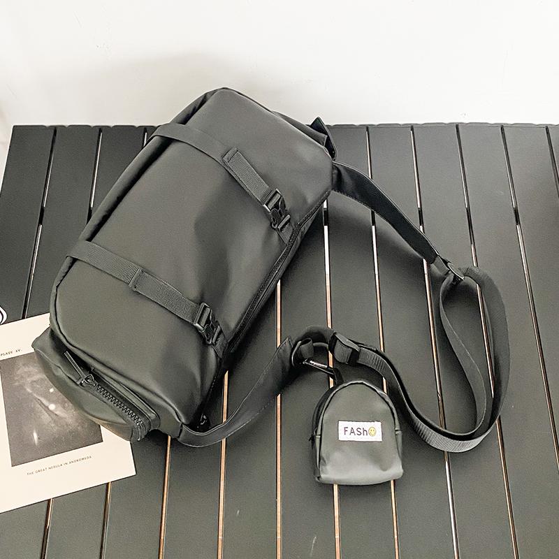 

Чисто черная вместительная спортивная сумка из нейлонового материала, прочная, модная для отдыха, йоги, плавания, фитнеса, путешествий