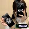Aesthetic Pentagram Phone Case for iPhone 17 16 15 14 13 12 11 Air Pro Max Plus Mini Glass MagSafe Cover