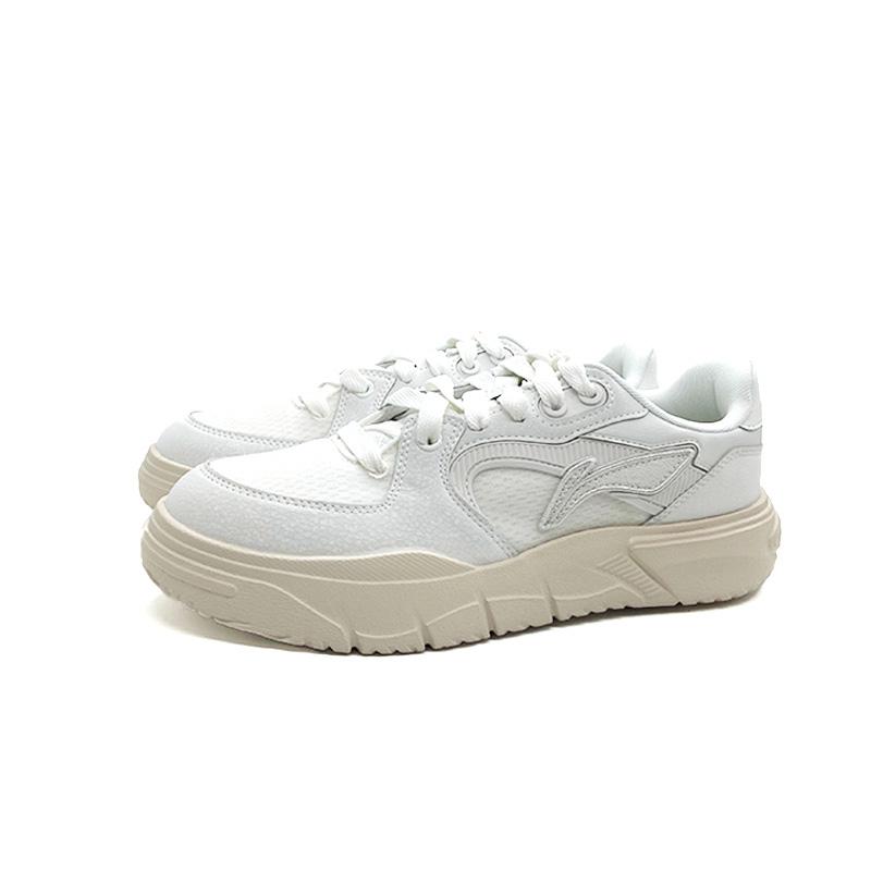 Li-Ning Casual Versatile Fashionable Comfortable Lightweight Breathable Non-Slip Low-Top Skate Shoes Men Sneaker Off-White AGCV073-4