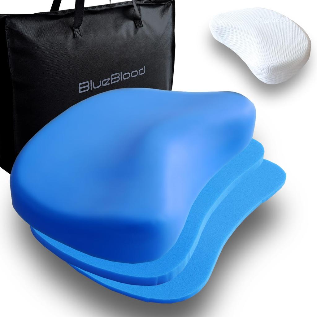 Neues Blue Blood 3D Experience Kissen Kissenbezug Enthält CICA-Inhaltsstoffe Bezug Höhenverstellbares Kissen Keine Nackenschmerzen Beliebt Hoch Niedrig Geringe Abstoßung