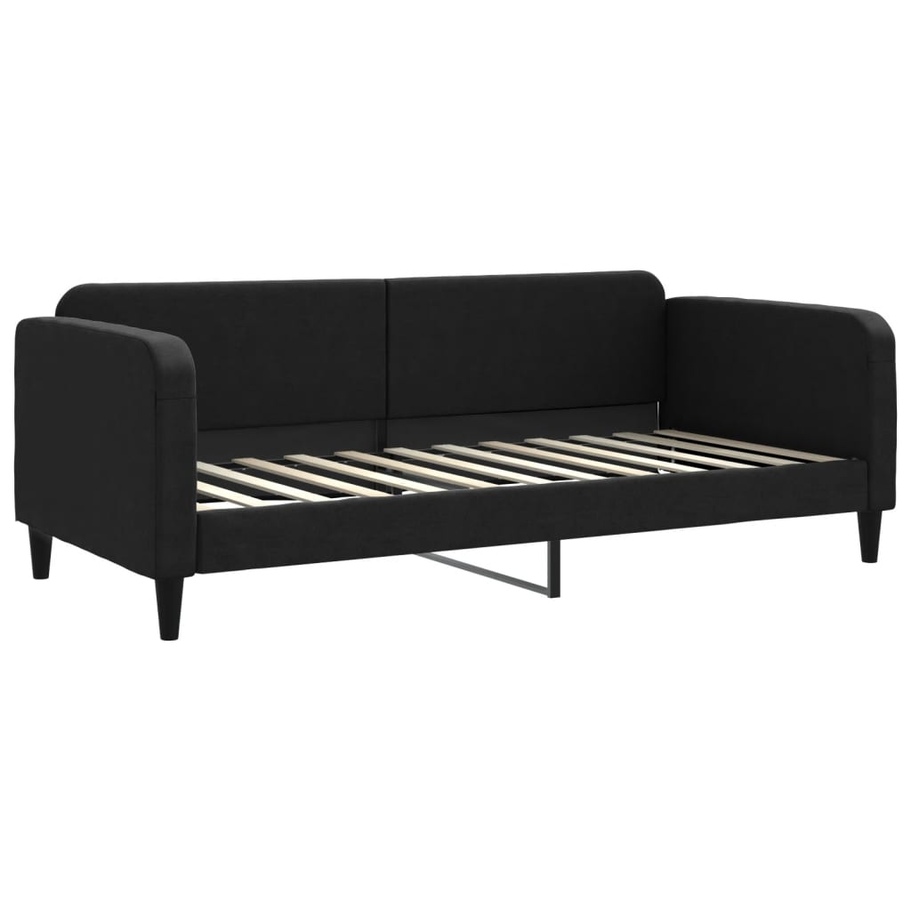Vidaxl Sofa Rozsuwana, Czarna, 90X200 Cm, Tkanina