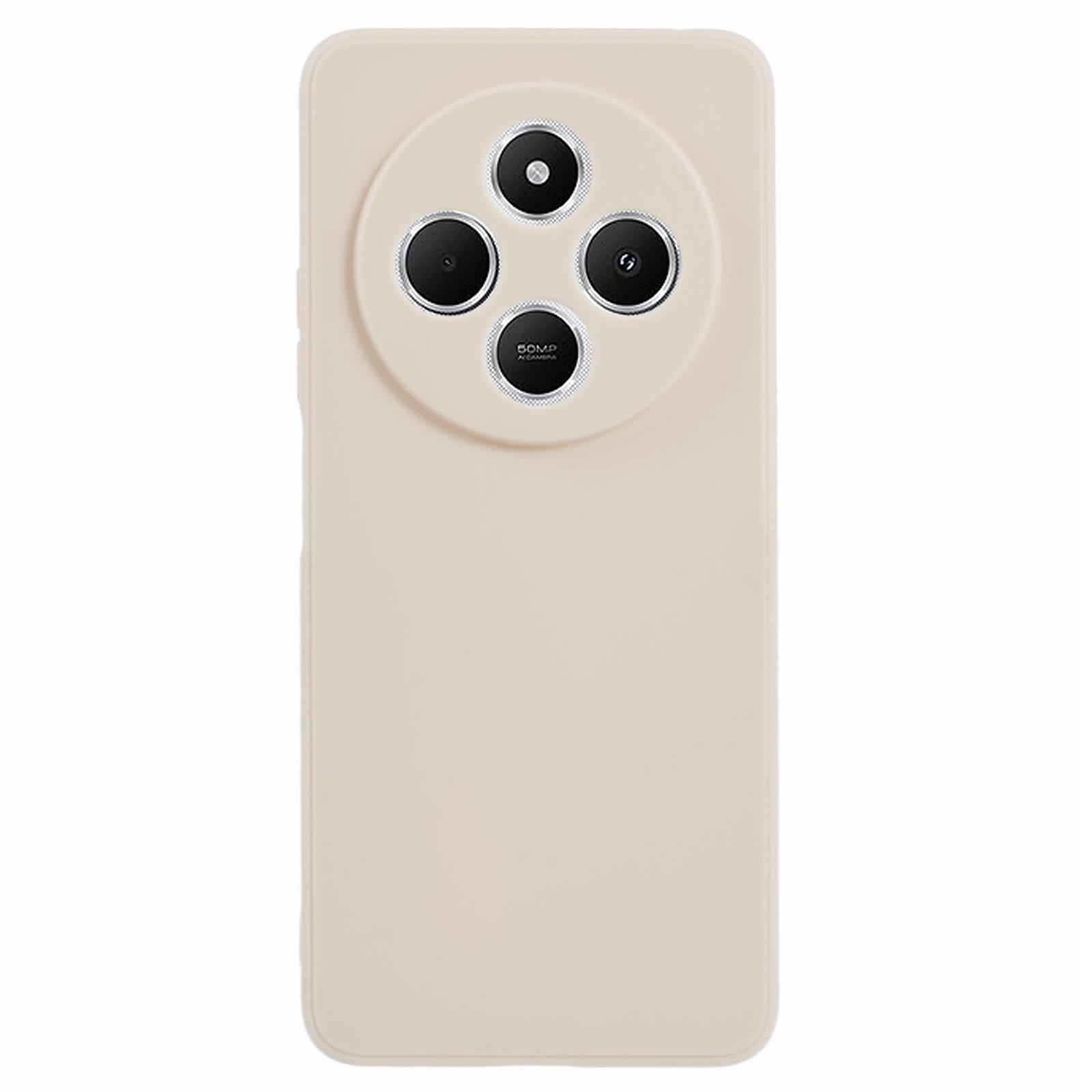 

Чохол для Xiaomi Redmi 14C 4G/Redmi 14R 5G/Poco C75 4G з точними вирізами, прямими краями, ТПУ, протиударний чохол для телефону White