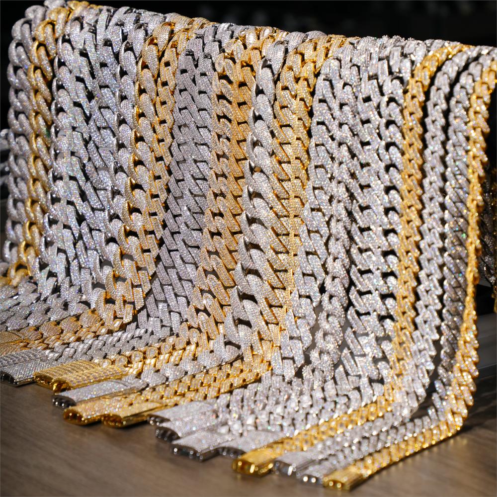 Xs Hop Jewelry Fashion Style 51mm Luxury and Heavy Necklace Super Big Cuban Necklace Big Ass Cuban Link Chain Miami Cuban Link