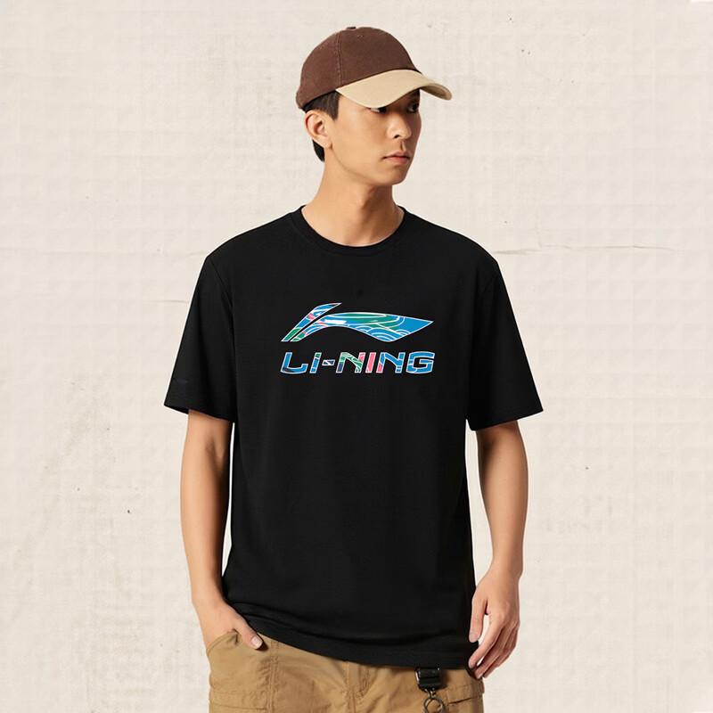 LI-NING Men's Sports Lifestyle Breathable Short-Sleeve T-Shirt