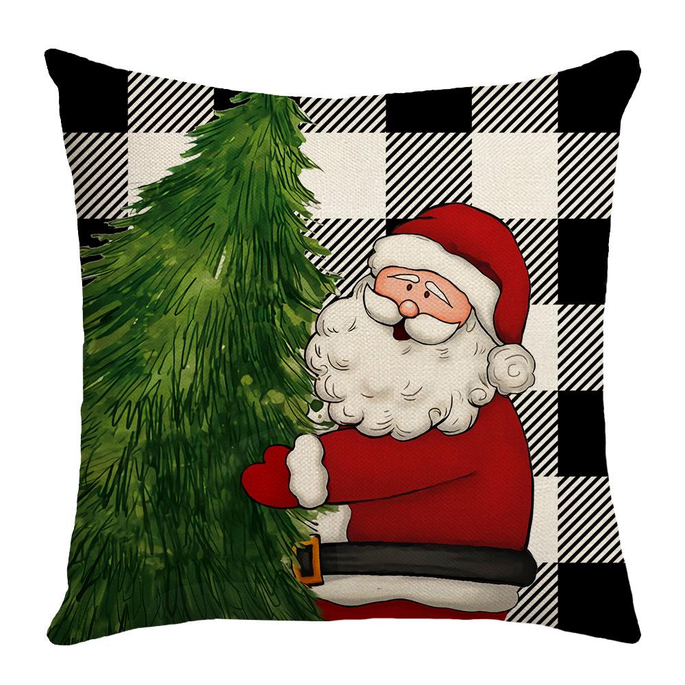

Christmas Pillow Case Christmas Sofa Living Room Pillow Case Pillow Case Home New Style 45 * 45Cm (without core)