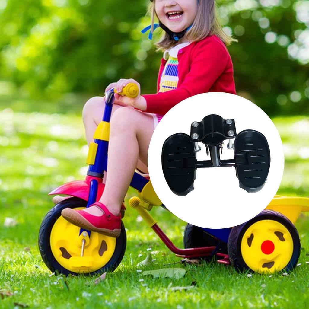 Skate Footrest 3 Wheeled Pedal Wheel Ride on Toy for Residential
