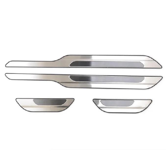 Door Sill Scuff Plate Cover Trim For Toyota Corolla -   2024 Steel Car Door Pedal Protector Guard Accessories