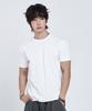 LEMAIN SECOND Semi Crew Neck Muscle Fit Plain Short Sleeve T-Shirt [Ivory]