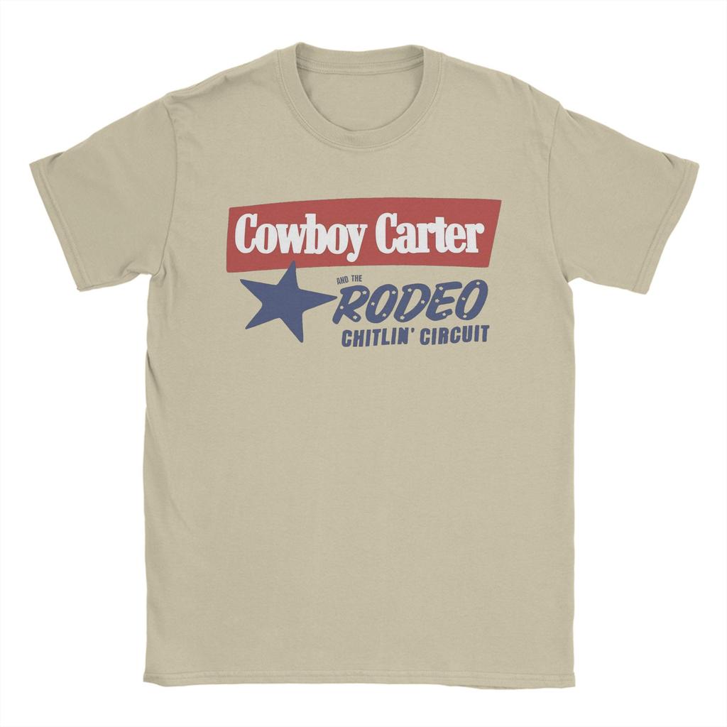 Beyoncé Cowboy Carter Rodeo T-Shirt Herren Baumwolle Mode für Männer T-Shirts Rundhals Kurzarm Sommerkleidung