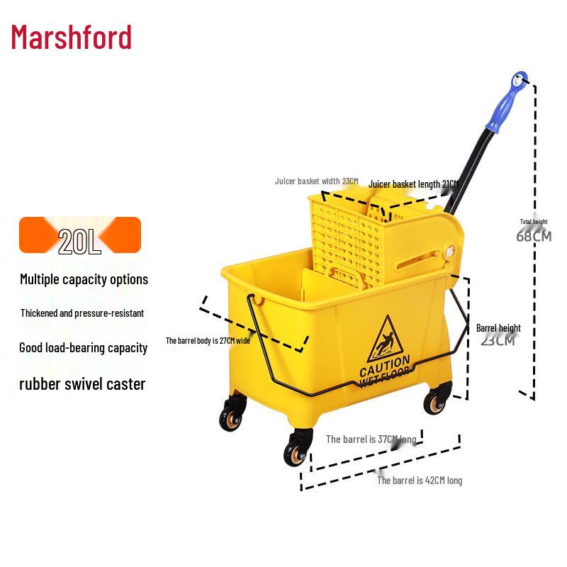 Ma Shi Fu Mop Wringer Bucket