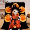 1PC Goku Anime Flannel Blanket Gift, Suitable for Both Men And Women, Soft Ideal for Beds And Sofa, Birthday Or Christmas Gift