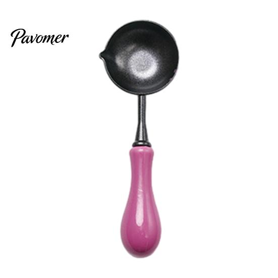 Non Stick Wax Spoon Seal with Ergonomic Handle, Non-Stick Sealing Stamp Melting Spoon, Anti Scalding Warmer for Envelope & Letter Art Crafts Crafting