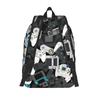 Pikmins Pattern Cool Rucksack Lightweight High School Work  Daily Pack for Men Women College Fabric Bags Suitable for All Ages