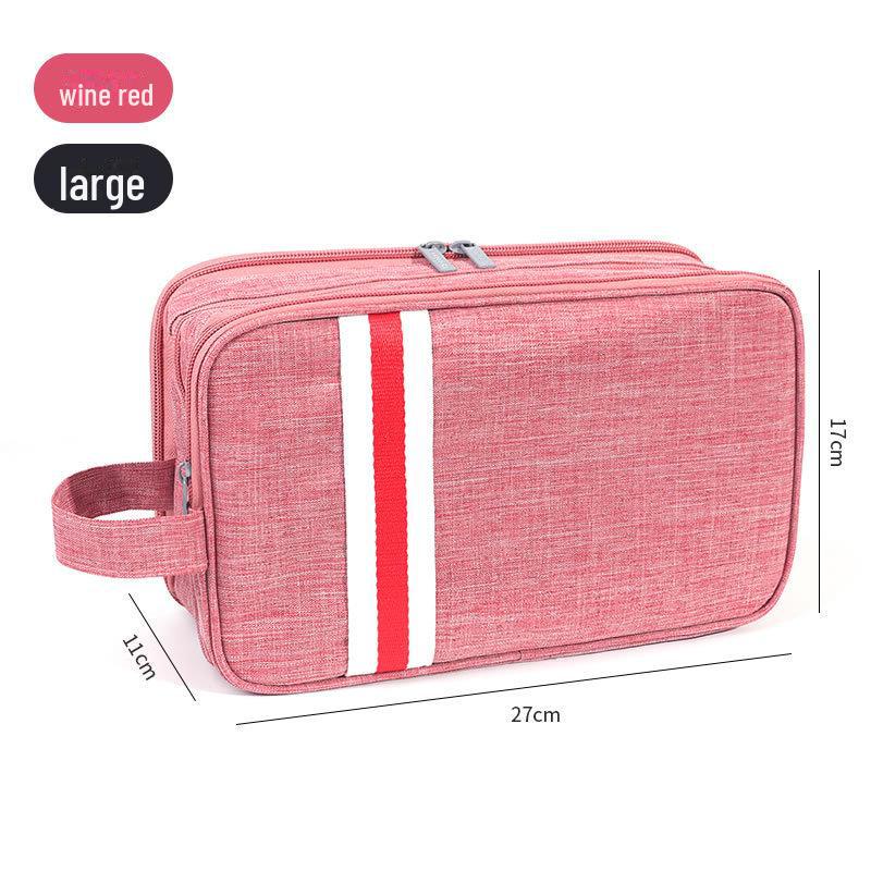 New Arrival Portable Cosmetic Bag with Wet & Dry Separation - Stylish Toiletry & Travel Storage Solution