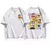 2026 Summer Comic Form Crayon Shinchan Image 100 Cotton Printed Oversize Casual Tshirt Adult Children Parentchild Top y2k
