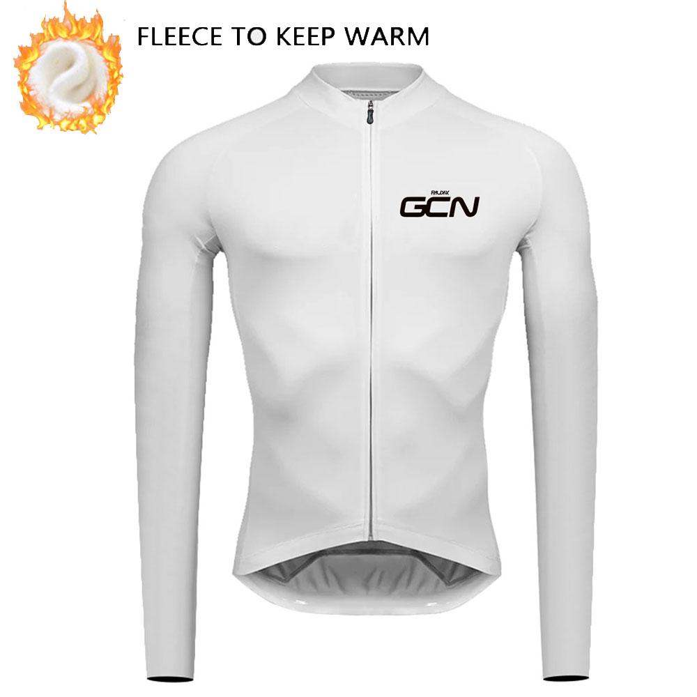Winter Cycling Clothing 2026 Men's Long Sleeves Cycling Jersey Set Winter Thermal Fleece Road Bike Cycling Clothing