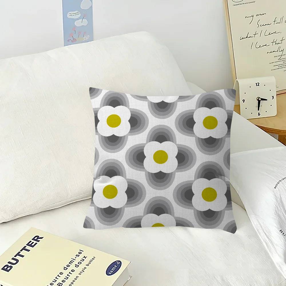 Flower Pillow Cushion Cover Pillowcase Living Room Sofa Home LOGO O-Orla Kiely Decor Customized 30x30cm