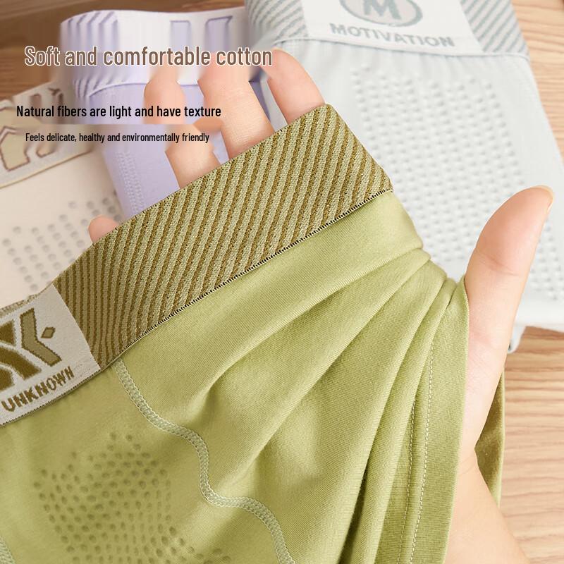 Fenteng Teenager Jungen Reine Baumwolle Boxershorts 4er-Pack