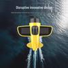 Solar-Powered Rotating Airplane Dashboard Ornament