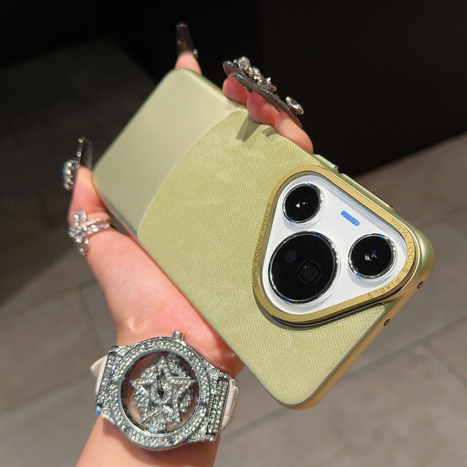 P70 Pro Phone Case: Double-Sided Flannel Cover, Drop-Proof with Independent Buttons Huawei Pura 70