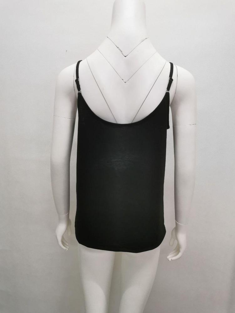 Sexy V Neck Summer Camisole for Women 2024 European American Fashion Top