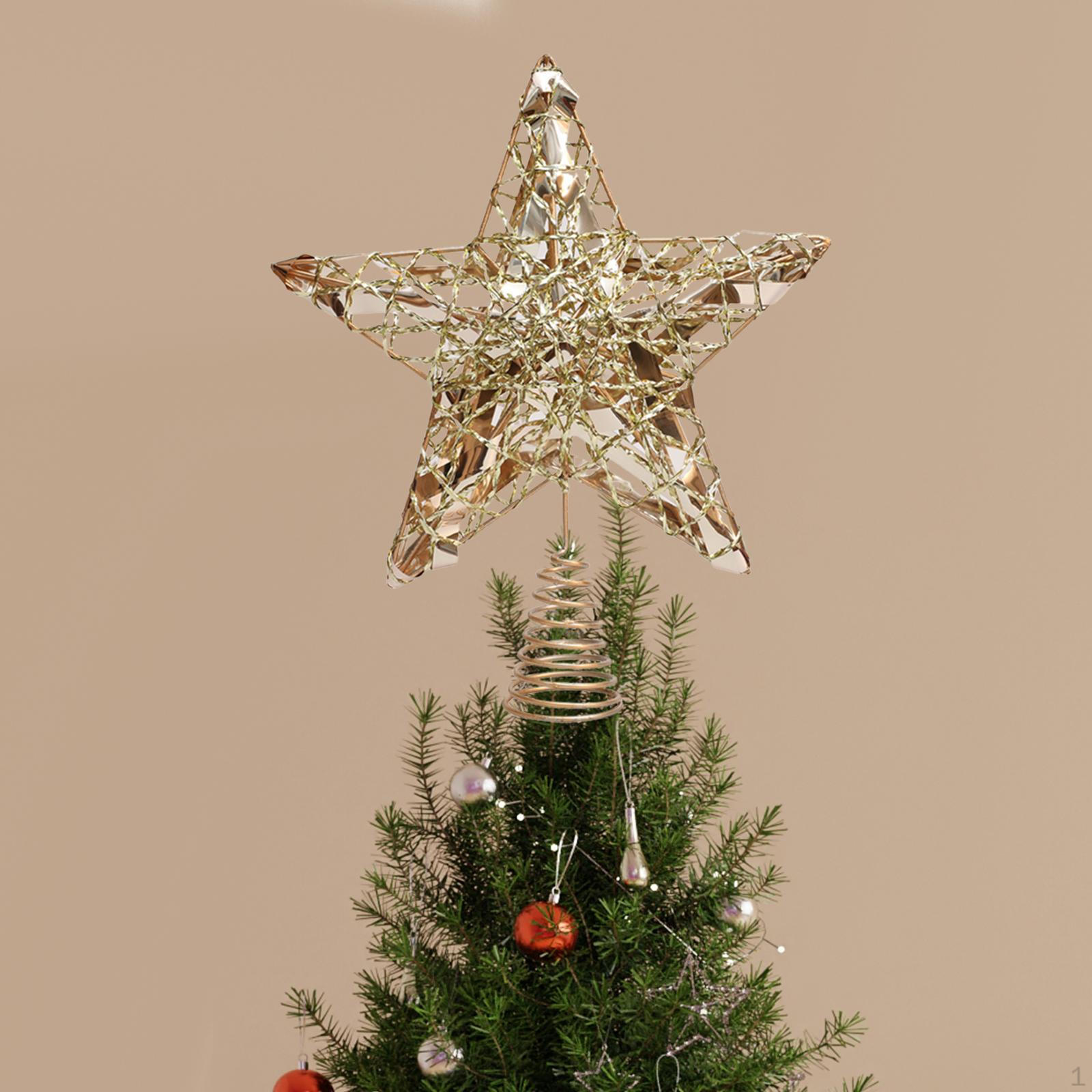 

Рождественская елка, украшение в виде звезды, милое праздничное рождественское украшение для жизни золотой