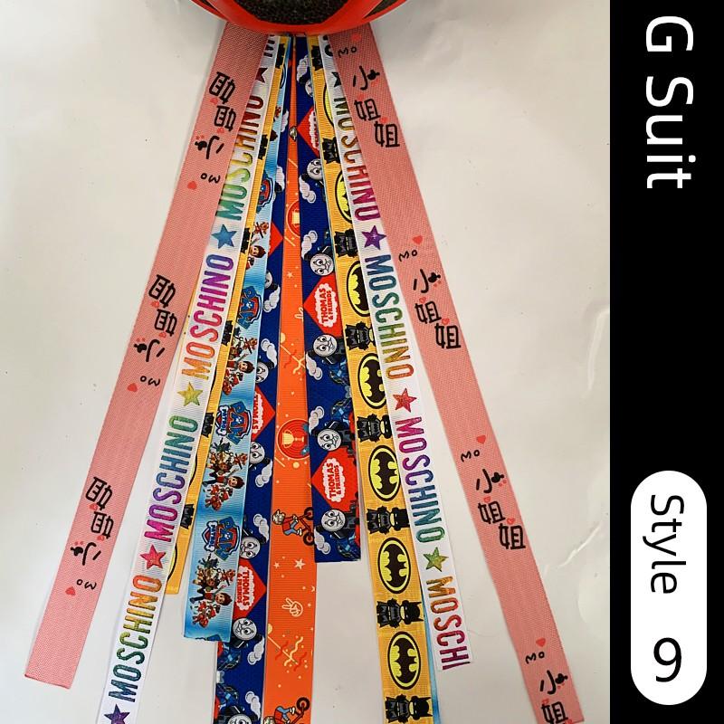 Kids Roller Skating Balance Car Ski Helmet Ribbon Self-Made Kids Balance Bike Stylish Decorative Doll Ribbon Dirty Braid